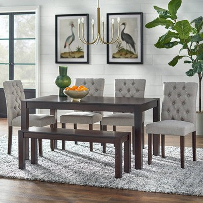 60" Axis Dining Table Espresso - Buylateral