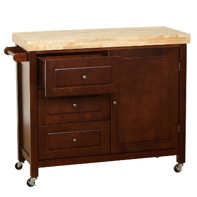 Monterey Kitchen Cart Espresso - Buylateral