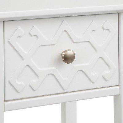 Raya End Table White - Buylateral