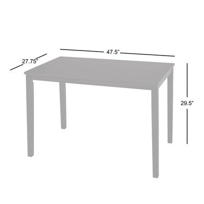 5pc Beverly Dining Set Black - Buylateral
