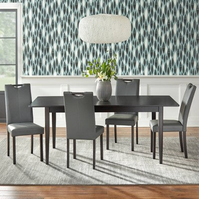 Tilo Butterfly Extendable Dining Table Dark Brown - Buylateral