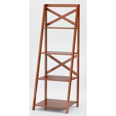 56" 4 Tier Crossback Shelf - Buylateral