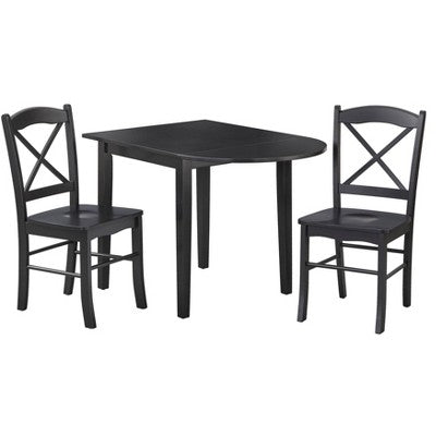 3pc Tiffany Extendable Dining Table Set - Buylateral