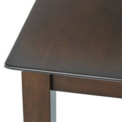 Counter Height Table Wood Espresso Brown - Buylateral