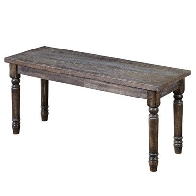  Burntwood Dining Bench Gray - Buylateral