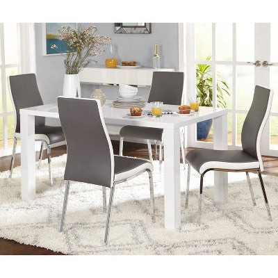  5pc Cally Dining Set Gray - Buylateral