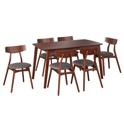  7pc Archer Rectangular Dining Set - Buylateral