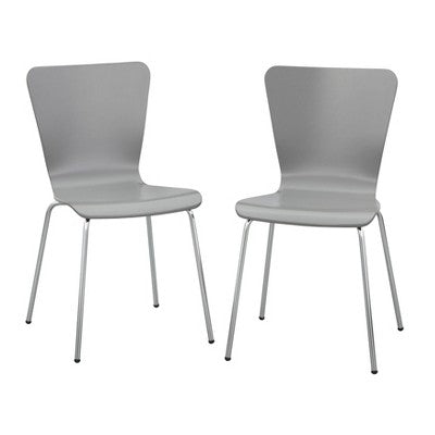  Set Of 2 Pisa Modern Bentwood Dining Chairs - Buylateral