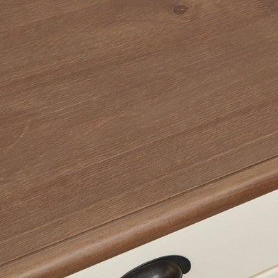  Liza Sofa Table White/Walnut - Buylateral