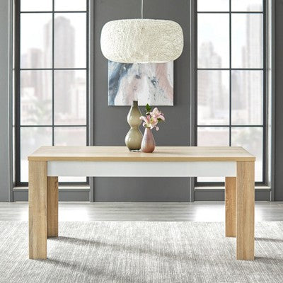 7pc Ericson Modern Dining Set Natural/White - Buylateral