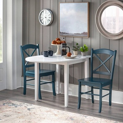  3pc Tiffany Extendable Dining Table Set - Buylateral