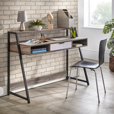  Sahana Desk Black/Driftwood - Buylateral