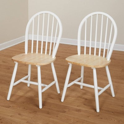  3pc Chester Tile Top Dining Set White/Natural - Buylateral