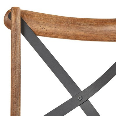  Set Of 2 Constance Cross Back Dining Chairs - Buylateral