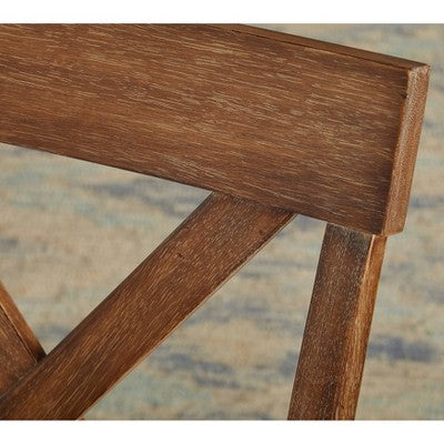  Set Of 2 Verdon Dining Chairs Driftwood - Buylateral