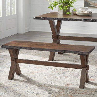  Mandeville Dining Bench Brown - Buylateral