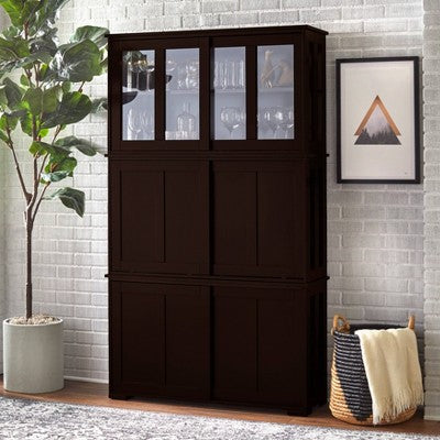  Pacific Stackable Sliding Glass Doors Cabinet - Buylateral