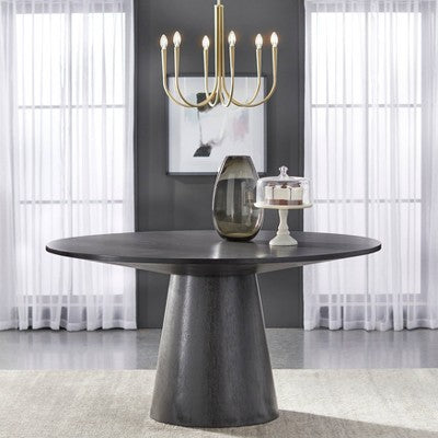  North Bay Round Dining Table Black - Buylateral
