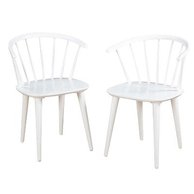  Set Of 2 Florence Contemporary Windsor Dining Chairs - Buylateral