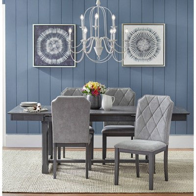  Riga Extendable Dining Table Gray - Buylateral