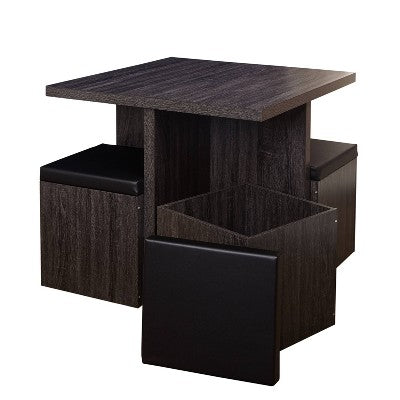  5pc Howard Dining Set With Storage Ottoman - Buylateral