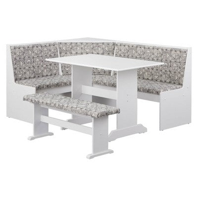  3pc Lacey Upholstered Nook Set - Buylateral