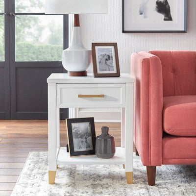 Rena End Table White - Buylateral