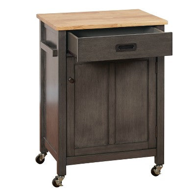  Jacksonville Kitchen Cart Gray - Buylateral