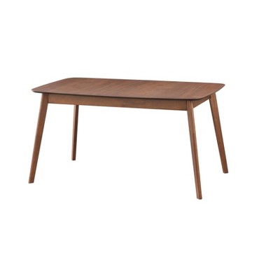  5pc Wave Rectangular Dining Set Walnut/Blue - Buylateral