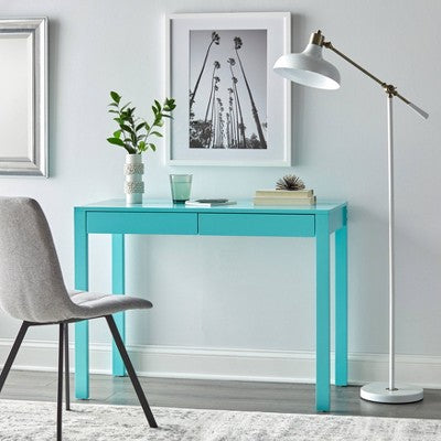  Grant Writing Desk With 2 Drawers - Buylateral