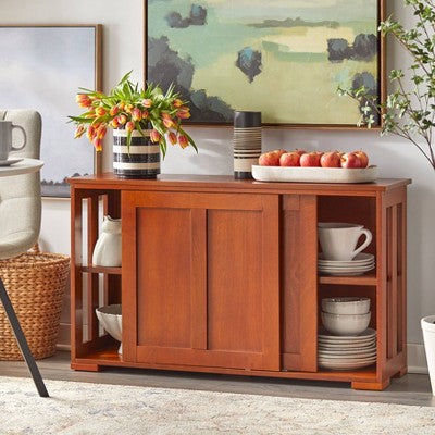  Pacific Stackable Cabinet With Sliding Doors - Buylateral