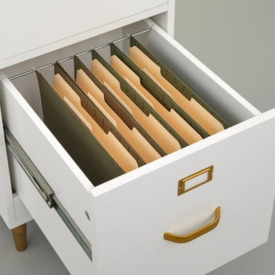  Dixie 2 Drawer Cabinet Green - Buylateral