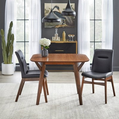  Set Of 2 Vance Dining Chair Black - Buylateral
