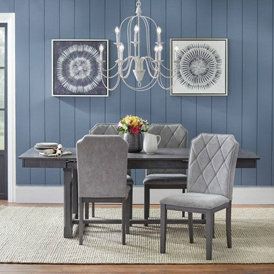  Set Of 2 Riga Chairs Gray - Buylateral