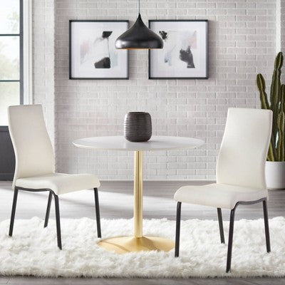  Set Of 2 Nora Contemporary Dining Chairs - Buylateral