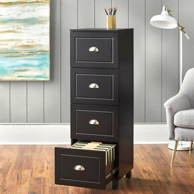  Bradley 4 Drawer Filing Cabinet - Buylateral