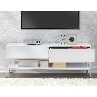  Lewis TV Stand For TVs Up To 60" White - Buylateral
