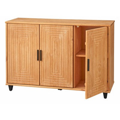  Messina 3 Door Buffet Natural Pine - Buylateral
