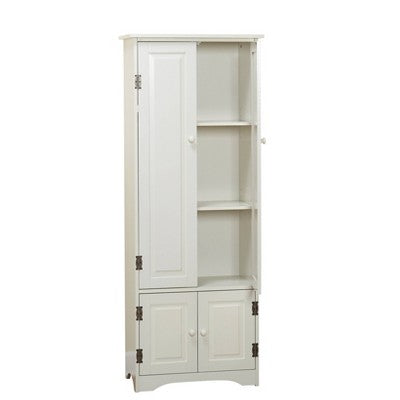  Extra Tall Antique Cabinet White - Buylateral