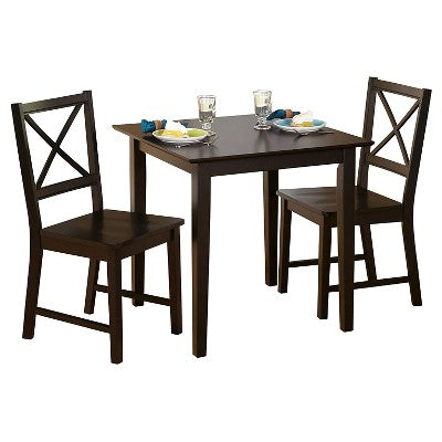  3pc Cross Back Dining Set - Buylateral