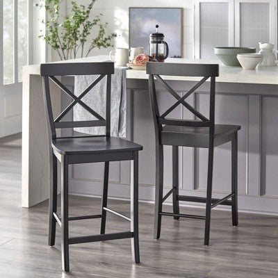  Set Of 2 24" Albury Counter Height Barstools - Buylateral