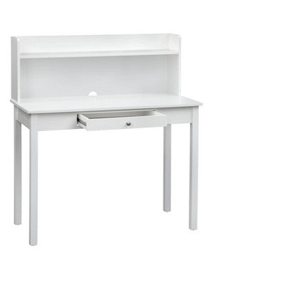  Foster Desk With Hutch White - Buylateral