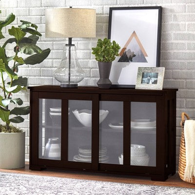  Pacific Stackable Sliding Glass Doors Cabinet - Buylateral
