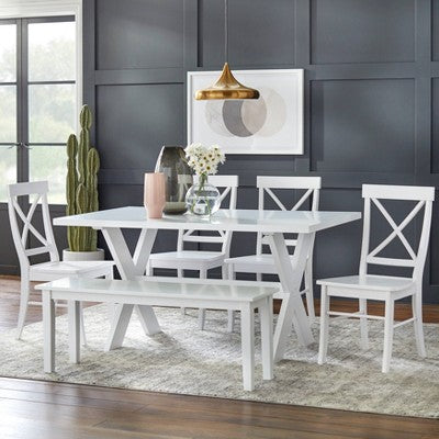  Sumner Dining Table White - Buylateral