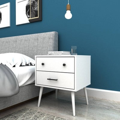  Maylis Nightstand Mellow White - Buylateral
