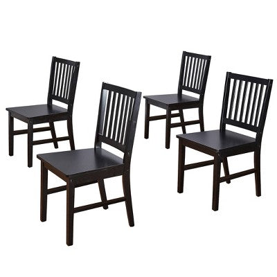  Set Of 4 Contemporary Shaker Dining Chairs - Buylateral