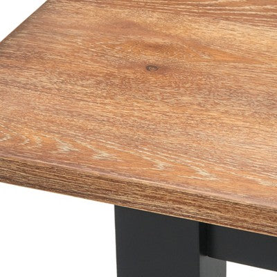  5pc Norwich Dining Set Black/Driftwood - Buylateral