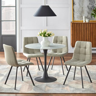  Set Of 4 Rho Dining Chairs - Buylateral