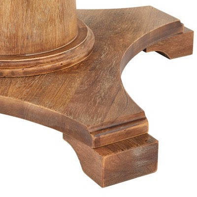  5Pc Atwood Round Dining Set Driftwood - Buylateral