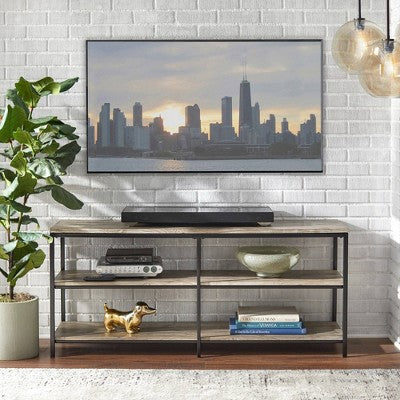  Piazza TV Stand For TVs Up To 55" Brown - Buylateral